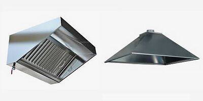  Вытяжные зонты из оцинкованной стали